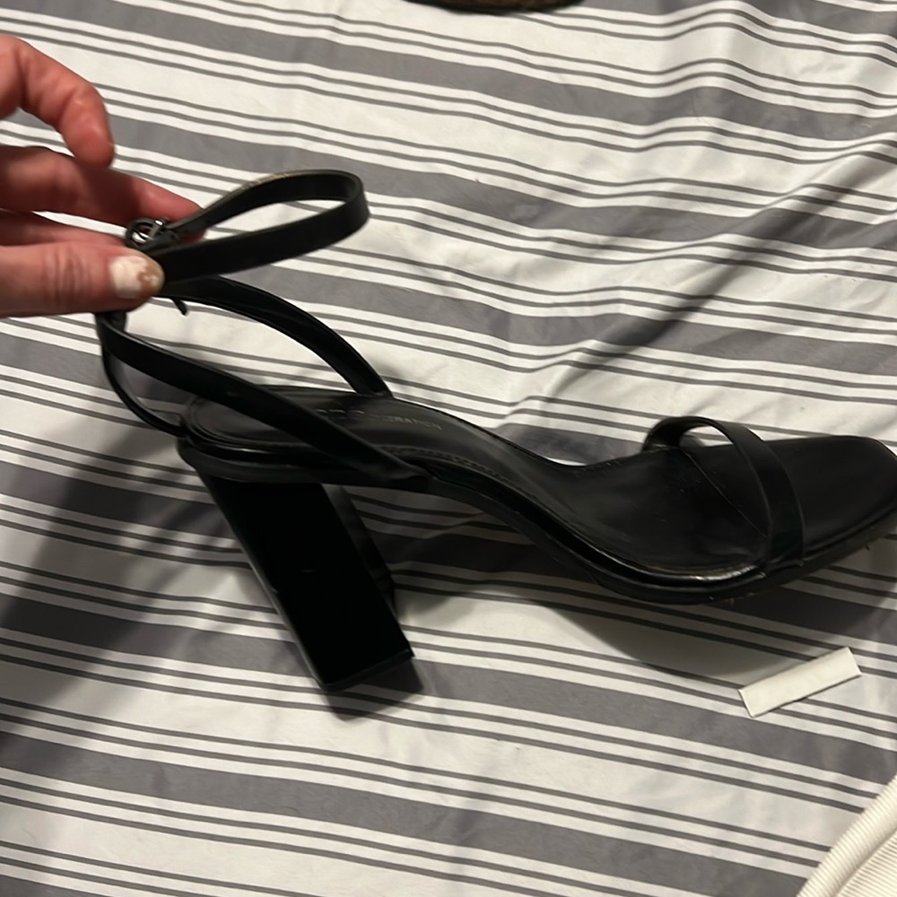 BCBG heel with strap